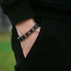 Forclet 12mm Többsoros lánc karkötő